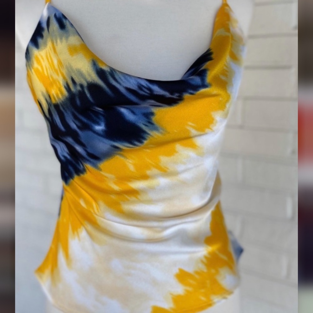 Fab’rik Boutique silky tank top, nwot sz Small